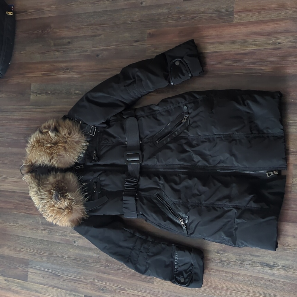 Rudsak Big Fur Down Coat size M